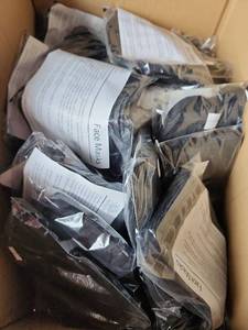 lot 130 image: Fruit of the Loom Cotton Face Masks- Bulk Pack