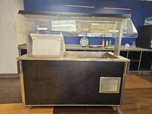 lot 15535 image: Vollrath Commercial Refrigerated Food Bar  Model 37066-00002-BFA