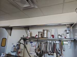 lot 15598 image: Commercial Kitchen Wall Mounted Storage System