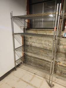 lot 15630 image: Metro Commercial Wire Shelving Unit