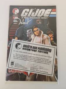 lot 90 image: G.I. Joe Cobra Reborn Signed Edition by Talent Caldwell w COA