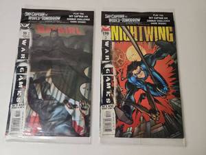 lot 128 image: Nightwing War Games Act One Comics #55 & #96 with Sky Captain DVD