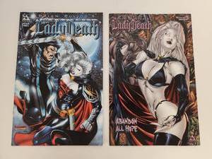 lot 135 image: Lady Death Comic Books 12 Edition & #4