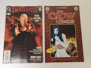 lot 138 image: The Crow Flesh & Blood Issue #3 & Smallville #3