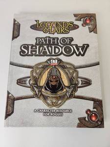 lot 174 image: Legends & Lairs Path of Shadow d20 RPG Book