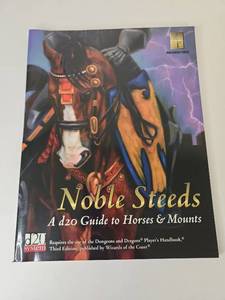 lot 175 image: Noble Steeds - D&D 3rd Edition Mount Guide