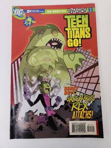 lot 206 image: Teen Titans GO Beast Boy in Garsaurus Rex Attacks #21 Comic Book