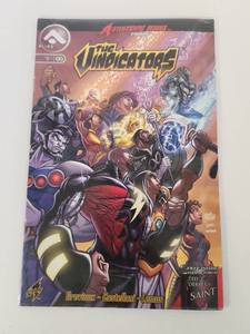 lot 235 image: The Vindicators Comic Book with Saint Preview