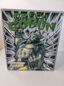 lot 308 image: Ultimate Spider-Man Green Goblin Bust by Gabriel Marquez