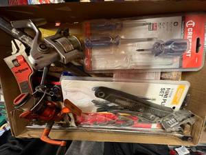 lot 1110 image: Tools, Fishing Reels & Miscellaneous-- WW