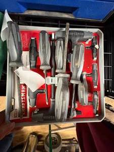 lot 1112 image: Driver Bit Set and Screw Drivers-- WW