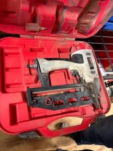 lot 1126 image: Craftsman Finish Nailer in Case-- WW