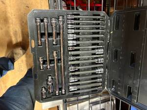 lot 1128 image: Craftsman Socket Extension Set in Case-- WW