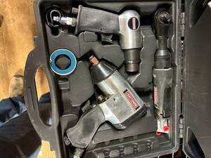 lot 1131 image: Craftsman Air Impact Wrench in Case-- Shop