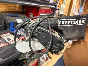 lot 1135 image: Craftsman Belt Sander-- Shop
