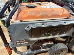 lot 1192 image: Genrac 8000 Watt Generator-- CS