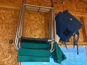 lot 1206 image: Folding Camping Stools-- CS