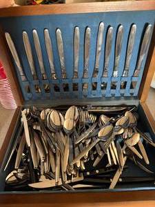 lot 1259 image: Set of Flatware-- K