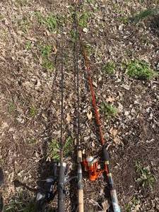 lot 1289 image: Three (3) Fishing Poles-- S