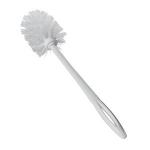 lot 12021 image: Rubbermaid Commercial Products 15 Toilet Brush, White, Toilet Bowl Brush for Bathroom, ProfessionalJanitorial Scrub Brush for Toilet no holder