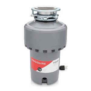lot 12029 image: Frigidaire 1.25 HP Corded Garbage Disposal for Kitchen Sinks  FF13DISPC1