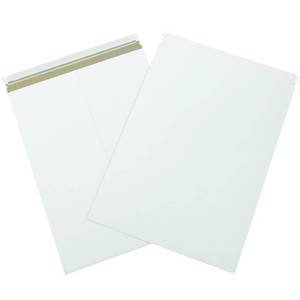 lot 12031 image: BOX USA Rigid Mailers 18L x 24W (50 Pack) - Cardboard Mailer Envelopes for Oversized Posters, Artwork, Blueprints - Stay Flat