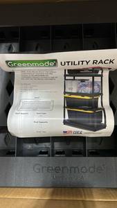 lot 30041 image: Greenmade Utility Storage Rack Shelving System - Retail $45