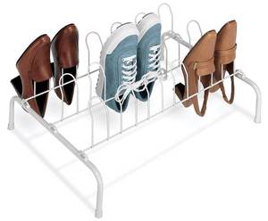 lot 61984 image: Whitmor Floor Shoe Rack-9 Pair