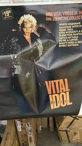 lot 61996 image: Billy Idol - Vital Idol Music Video Collection Poster