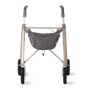 lot 31450 image: byACRE Ultralight Rollator Walker with Seat, Lightweight Folding Mobility Aid for Seniors, Compact Upright Walking Support,16.5 x 24 Seat (W x H), Comfort Handles and Storage, Gold