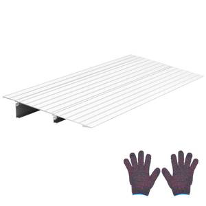lot 31464 image: VEVOR Door Threshold Ramp 2  Rise Aluminum Alloy Threshold Ramp Rated 800 lbs Load Capacity, Handicap Ramps for Home Steps for Wheelchair, Scooters, Power Chairs, Walkers, Bicycle, Tricycle