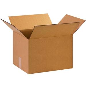 lot 10012 image: Partners Brand P151210 Corrugated Boxes, 15L x 12W x 10H, Kraft (Pack of 25) - Retail $70