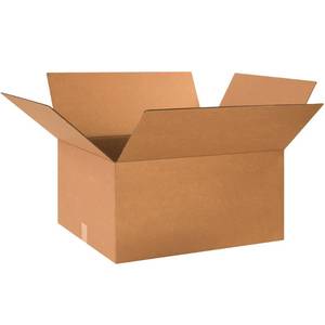 lot 10017 image: BOX USA Moving Boxes Medium 24L x 20W x 12H 8 Pack, Cardboard Box for Shipping, Moving, Mailing, Packing, Packaging and Storage