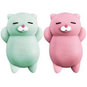 lot 17277 image: Nutty Toys Squishy Cat Set - 2 Soft Silicone Kawaii Kitties, Top Stress Relief Toy 2026, Unique Kids & Adults Egg Filler Gift Idea, Best Teenage Girl, Teen Boy & Tween Easter Basket Eseeentials - Retail $7