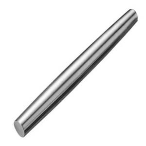 lot 17278 image: Smooth Stainless Steel Rolling Pin for Baking Fondant, Pizza, Pie, Pastry, Pasta, Dough, Cookies (12.8in) - Retail $9