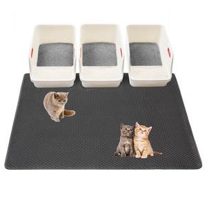 lot 17330 image: Cat Litter Mats-Extra Large 47x36 Litter Trapping Mat for Cat-XXL Litter box Matt for Floor-2 Layer Catcher Rug for Pet kitty Litterbox-Waterproof Urine Proof,Non-Slip - Retail $30
