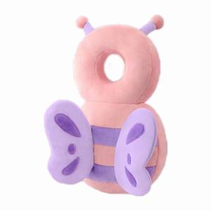 lot 17331 image: PandaEar Baby Head Protection Backpack, Toddler Walking Head Protector, Adjustable Head Protector Pad Safety Cushion (Pink) - Retail $10