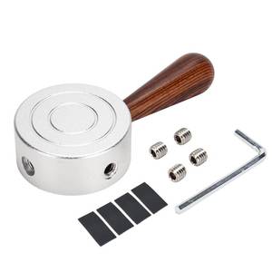 lot 17381 image: DIBTSA Steam Lever Replacement Compatible with Breville Barista Express, Infuser, Barista Pro, BES870, BES878, Aluminum and Wood, Black (Silver) - Retail $15