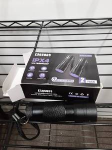 lot 17489 image: Cosoos IPX4 Waterproof LED Flashlight 2-Pack - Retail $15