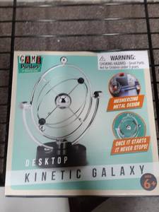 lot 17522 image: Desktop Kinetic Galaxy Perpetual Motion Display - Retail $15