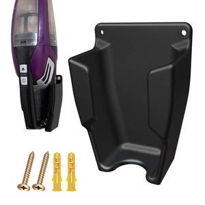 lot 17524 image: 1 Pc Wall Mount Vacuum Holder WScrews, Fits Bissell Pet Hair Eraser Handheld Vacuum Models 2390, 2390A, 2284, 2284W, 23903 & Auto-Mate Charging Dock, Easily to the Wall, Save Space & Reduce Clutter - Retail $12