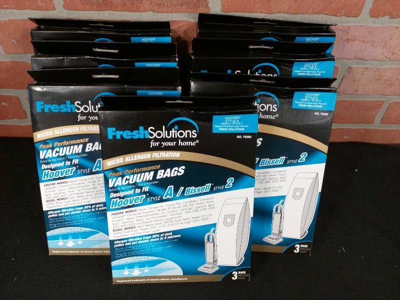 lot 8 image: Fresh Solutions Hoover Style A, Bissell Style 2 Vacuum Bags