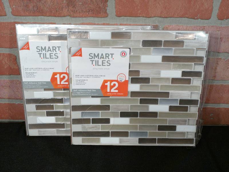 lot 89 image: Smart Tiles Self-Adhesive Wall Tiles