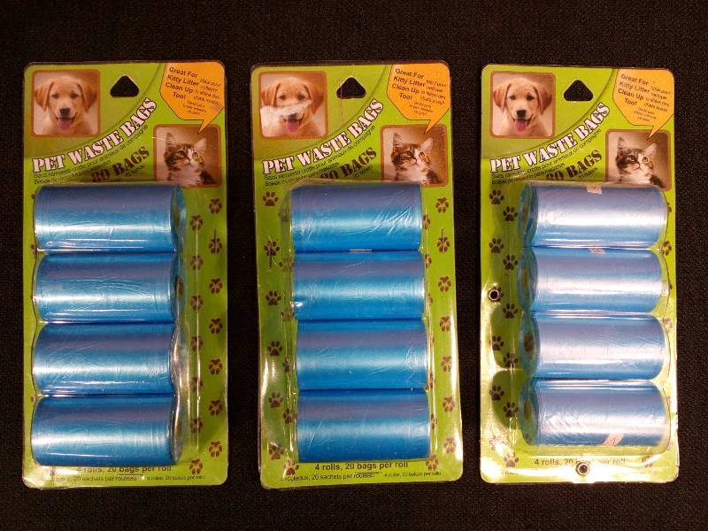 lot 156 image: Bright Concepts Pet Waste Bags For Dogs, Cats & Small Pets
