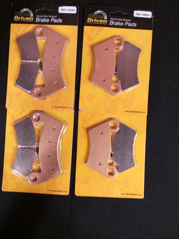 lot 167 image: Race Driven Severe Duty Sintered Brake Pads - 2 Styles