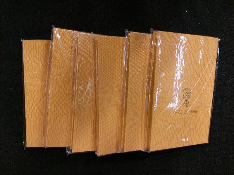 lot 189 image: Sloane Stationary Bright Ideas Hard Cover Embossed JournalNotebooks