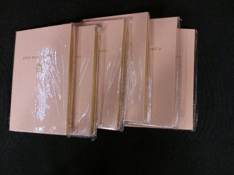 lot 190 image: Sloane Stationary Little Miss Organized Hard Cover Embossed JournalNotebooks