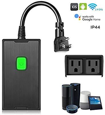 lot 207 image: Kitchen Honey WIFI Smart Plug Outdoor Wireless Outlet Compatible With Alexa Echo Google Home
