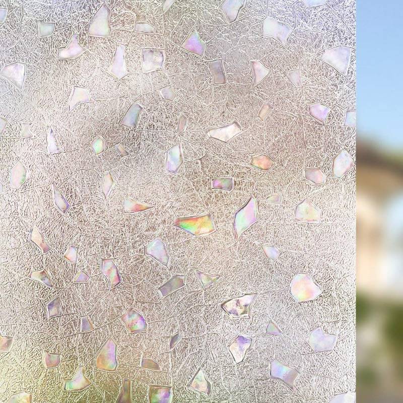 lot 56 image: Rabbitgoo 3D Privacy Window Film No Glue Static Cling