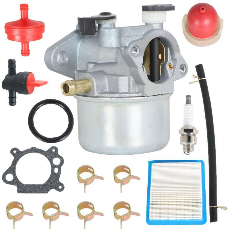 lot 49473 image: ALL-CARB 799866 Carburetor Replacement for Briggs Stratton 22 Replacement for Toro 6.5 6.75 7.0 7.25HP Recycle Mower 190cc 796707 794304 790845 799871 - Retail $15